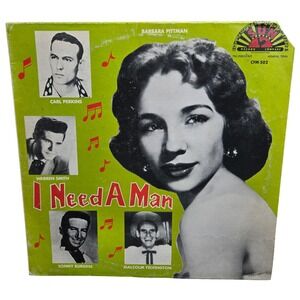 I Need A Man Vinyl LP CFM 502 Barbara Pittman Sun Record Rockabilly 10" Tested